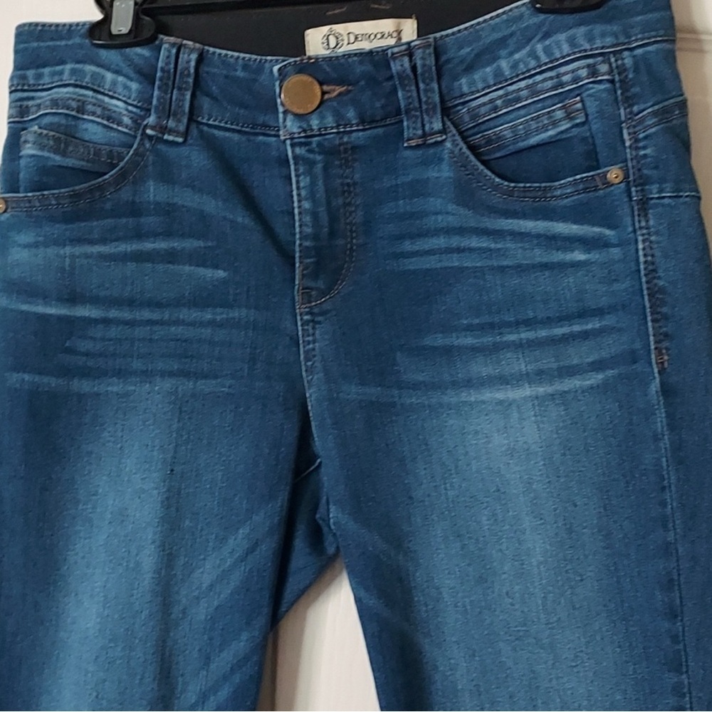 Democracy Women's Deep Indigo Skinny Jeans - Picture 5 of 6